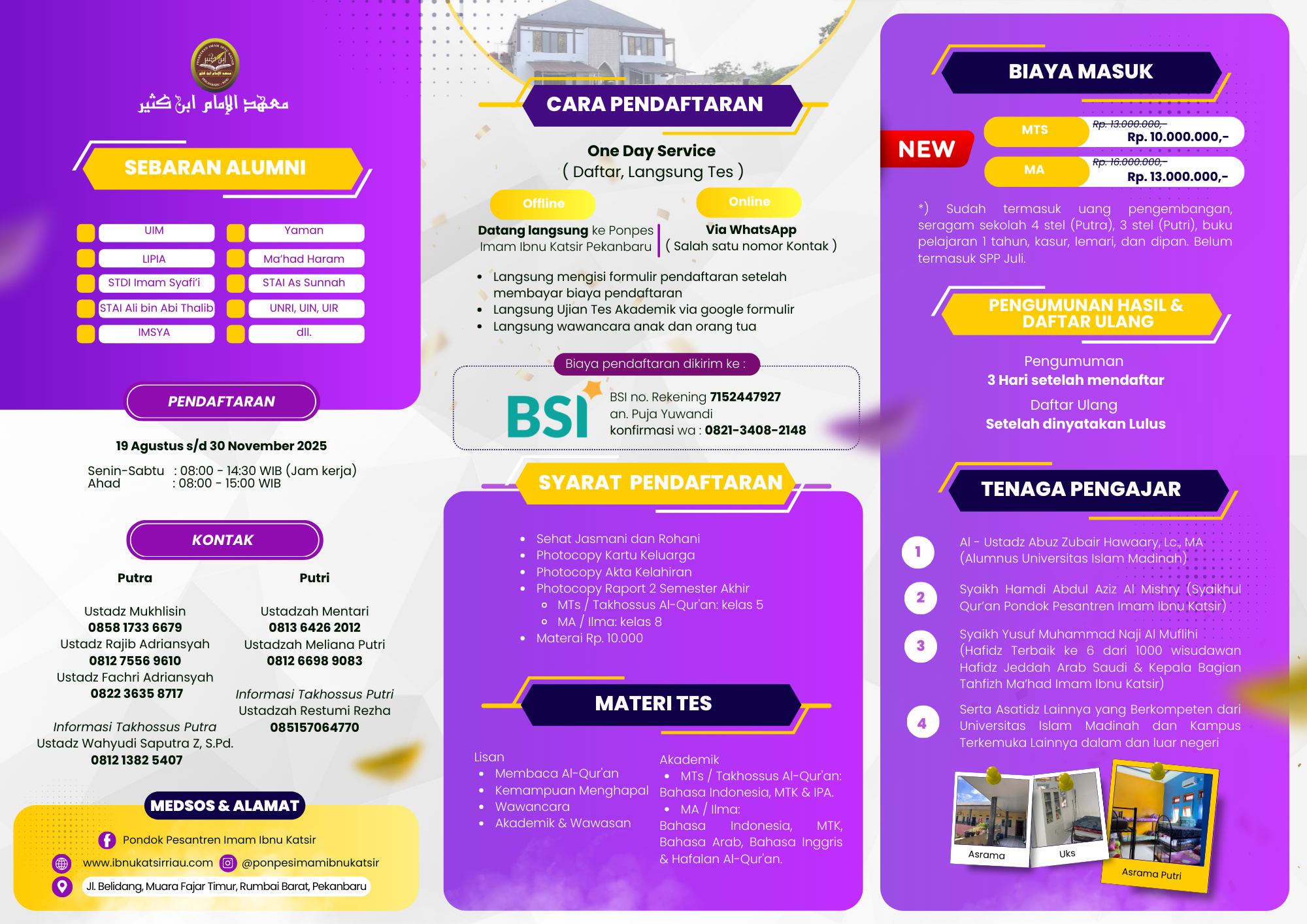 Brosur Belakang